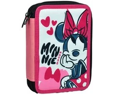 Disney Minnie pieštukų dėklas su juodraščiu, 2 sluoksnių