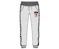 Disney Minnie pilkos vaikiškos ilgos kelnės, sportinės kelnaitės 3-8 metų vaikams