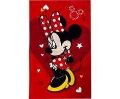 Disney Minnie Pretty raudonas rankšluostis, veido rankšluostis, rankšluostis 30x50cm