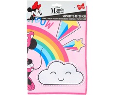 Disney Minnie Rainbow rankšluostis, veido rankšluostis, 40x30 cm