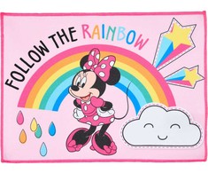 Disney Minnie Rainbow rankšluostis, veido rankšluostis, 40x30 cm