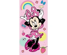 Disney Minnie Rainbow vonios rankšluostis, paplūdimio rankšluostis 70x140cm