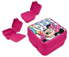 „Disney Minnie Rainbows“ daugiaskyrė pietų dėžutė, sumuštinių dėžutė