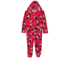 Disney Minnie raudona vaikiška ilga pižama, kombinezonas 3-8 metų