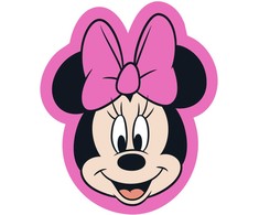 Disney Minnie rožinė forminė pagalvėlė, dekoratyvinė pagalvėlė 40x35 cm