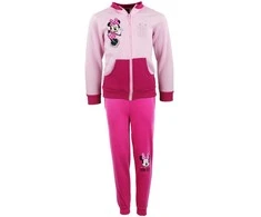 Disney Minnie rožinis vaikiškas sportinis kostiumas, bėgimo komplektas 92-128 cm