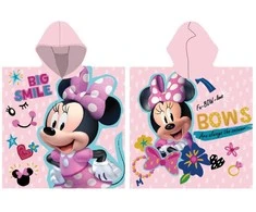 Disney Minnie Smile paplūdimio rankšluostis pončas 55x110 cm (greitai džiūstantis)