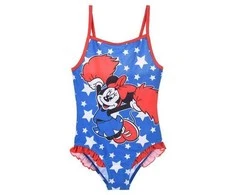 „Disney Minnie“ šokėjos vaikiškas maudymosi kostiumėlis, plaukimui, 3–8 metų amžiaus