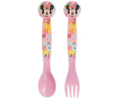 „Disney Minnie Spring“ plastikinių stalo įrankių rinkinys – 2 dalys
