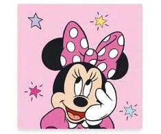 Disney Minnie Star rankšluostis, veido rankšluostis, 30x30 cm
