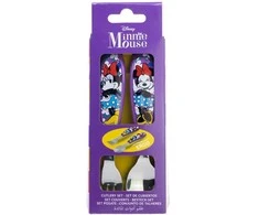 „Disney Minnie Sunshine“ metalinis ergonomiškas stalo įrankių rinkinys – 2 dalys