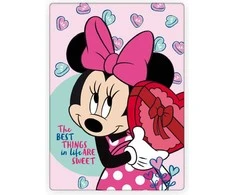 Disney Minnie Sweets vilnos antklodė 100x140cm