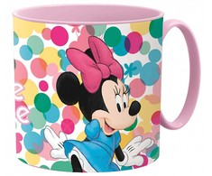 Disney Minnie taškuotas mikropuodelis 265 ml