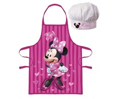 Disney Minnie Too Cute vaikiška prijuostė, dviejų dalių, komplektas
