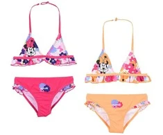Disney Minnie vaikiškas maudymosi kostiumėlis, bikinis 3-8 metų