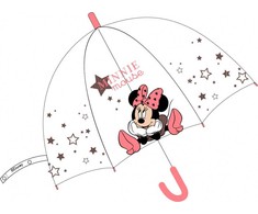 „Disney Minnie“ vaikiškas permatomas pusiau automatinis skėtis √ò69 cm