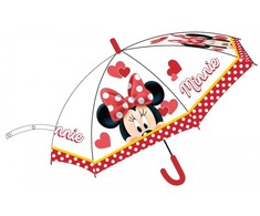 „Disney Minnie“ vaikiškas permatomas pusiau automatinis skėtis √ò69 cm