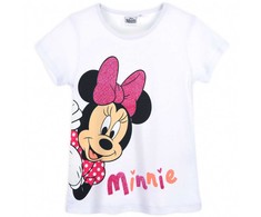 Disney Minnie vaikiški trumpi marškinėliai, 4 metų vaikams