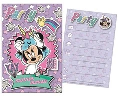 Disney Minnie vakarėlio kvietimas