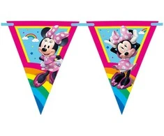 Disney Minnie vėliavėlių girlianda su šypsena FSC 2,3 m