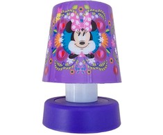 Disney Minnie violetinė mini stalinė lempa 11 cm