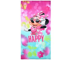 Disney Minnie vonios rankšluostis, paplūdimio rankšluostis 70x140cm (greitai džiūstantis)