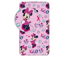 Disney Minnie XoXo paklodė su guma 90x200 cm