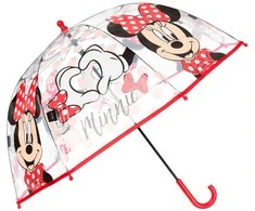 Disney Minnie Žavus vaikiškas permatomas skėtis √ò72 cm