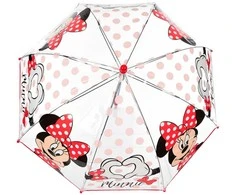 Disney Minnie Žavus vaikiškas permatomas skėtis √ò72 cm