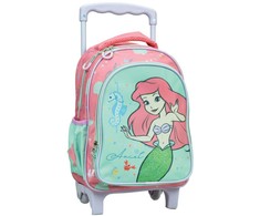 Disney princesės Ariel vaikiška kuprinė su ratukais, krepšys 30 cm