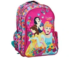 Disney princesės pavasarinė mokyklinė kuprinė, 43 cm