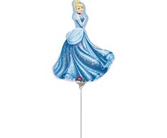 Disney Princesės Pelenės mini folijos balionas 33 cm (WP)