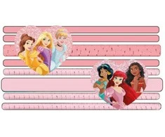 Disney princesės plaukų juostų rinkinys, 8 dalys