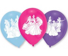 AMSCAN latekso balionai – princesės, 6 vnt. (AMSC0236)