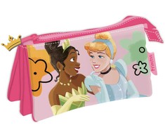 „Disney Princess“ 3 skyrių pieštukų dėklas, 21 cm