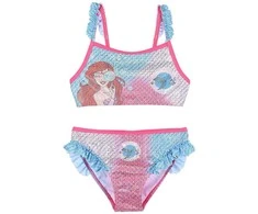 Disney Princess Ariel Bubble vaikiškas maudymosi kostiumėlis, bikinis 3-6 metų vaikams