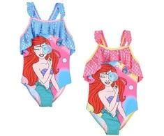 Disney Princess Ariel Bubble vaikiškas maudymosi kostiumėlis, 3-6 metų vaikams