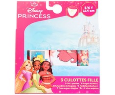 Disney Princess Ariel vaikiški apatiniai, kelnaitės (3 vnt. pakuotė), 6/8 metų