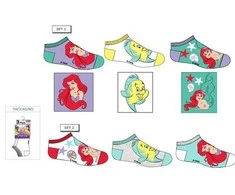 Disney Princess Ariel vaikiškos kojinės iki kulkšnių 23-34