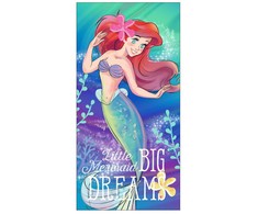 Disney Princess Ariel vonios rankšluostis, paplūdimio rankšluostis 70*140cm (greitai džiūstantis)