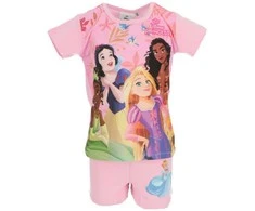 Disney Princess Friendship vaikiška trumpa pižama 2-6 metų vaikams