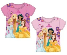 Disney Princess Friendship vaikiški trumpi marškinėliai, 2-6 metų vaikams