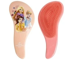 Disney Princess koralų spalvos plaukų šepetys 20 cm