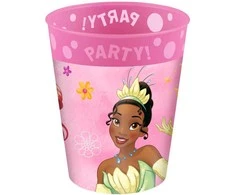 Disney Princess „Live Your Story“ mikro plastiko puodelių rinkinys, 4 vnt., po 250 ml