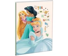 Disney Princess Made of Magic B/5 linijinis užrašų sąsiuvinis, 40 lapų