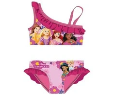Disney Princess Regal vaikiškas maudymosi kostiumėlis, bikinis 3-8 metų vaikams