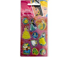 „Disney Princess“ spindinčių holografinių lipdukų rinkinys
