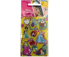 „Disney Princess“ spindinčių holografinių lipdukų rinkinys