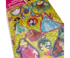 „Disney Princess“ spindinčių holografinių lipdukų rinkinys