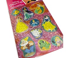 „Disney Princess“ spindinčių holografinių lipdukų rinkinys